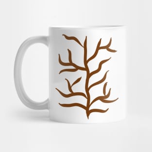 Branches without leaves. Winter. Minimalistic design. Gift for nature lover, biologist Mug